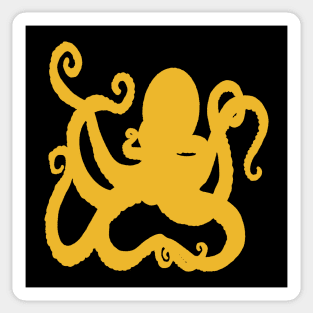 Octopus silhouette Sticker